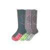 Bombas Sport Compression Knee High Sock 3-pack In Multi