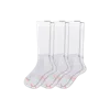 Bombas Sport Compression Knee High Sock 3-pack (20-30mmhg) In Pearl White