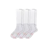 Bombas Sport Compression Knee High Sock 3-pack (20-30mmhg) In Pearl White