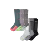 Bombas Sport Compression Knee High Sock 6-pack (20-30mmhg) In Gray