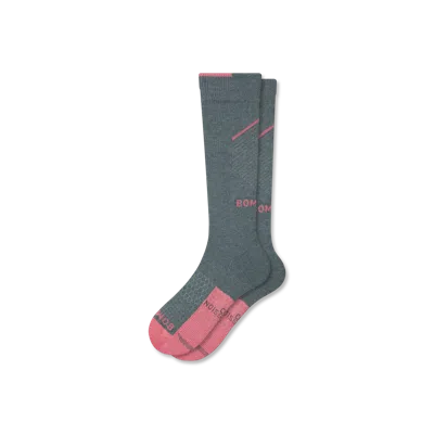 Bombas Sport Compression Knee High Socks (20-30mmhg) In Pink