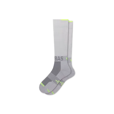 Bombas Sport Compression Knee High Socks (20-30mmhg) In Harbor Grey