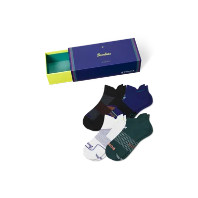 Bombas Sport Variety Sock 4-pack Gift Box In Blue