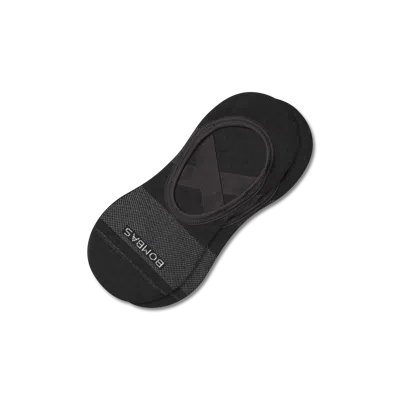 Bombas Studio Gripper Ballet No Show Socks In Black