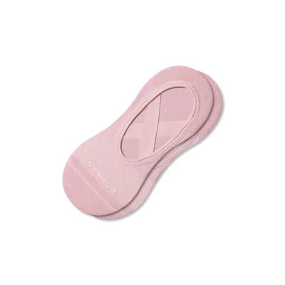 Bombas Studio Gripper Ballet No Show Socks In Pink