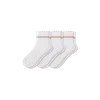 Bombas Studio Gripper Quarter Sock 3-pack In White