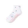 Bombas Studio Gripper Quarter Socks In Pink Tulip