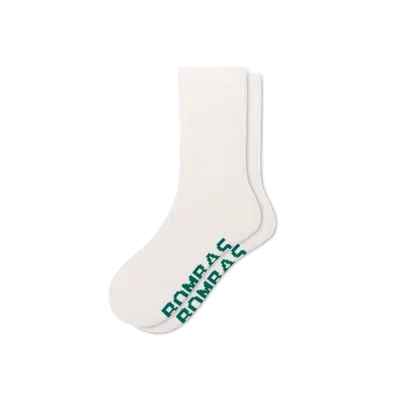 Bombas Summer Ragg Half Calf Socks In White