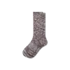 Bombas Summer Slub Calf Socks In Chocolate
