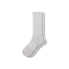 Bombas Summer Slub Calf Socks In Harbor Grey