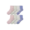 BOMBAS SUMMER SLUB QUARTER SOCK 8-PACK