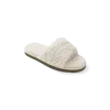 Bombas Sunday Plush Slide In White