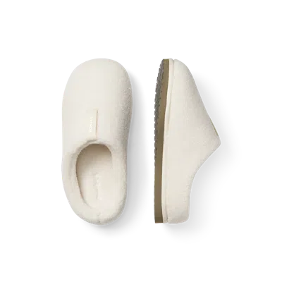 Bombas Sunday Plush Slipper In White