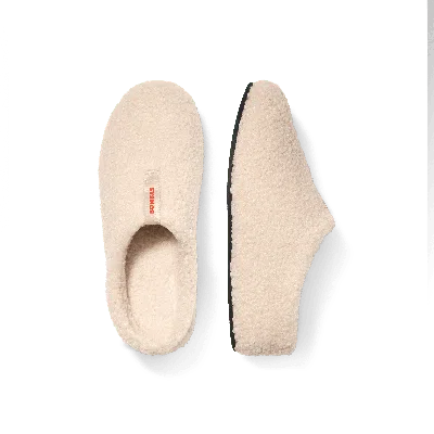 Bombas Sunday Slipper In Cream/bright Tomato