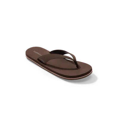 Bombas Sunrise Nubuck Flip Flop In Brown