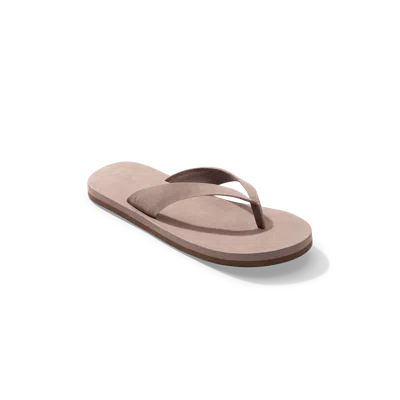 Bombas Sunrise Nubuck Flip Flop In Pink