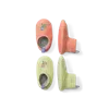 Bombas Toddler Gripper Slipper 2-pack In Guava + Soft Lime