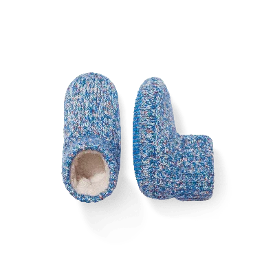 Bombas Toddler Gripper Slipper Bootie In Bold Blue