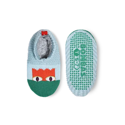 Bombas Toddler Gripper Slipper In Daydream Blue