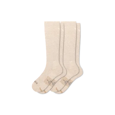 Bombas Travel Compression Knee High Sock 2-pack (15–20mmhg) In Multi