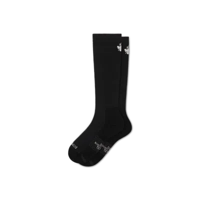 Bombas Travel Compression Knee High Socks (15–20mmhg) In Black