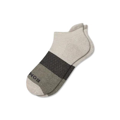 Bombas Tri-block Ankle Sock In Gray
