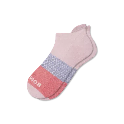 Bombas Tri-block Ankle Sock In Pink