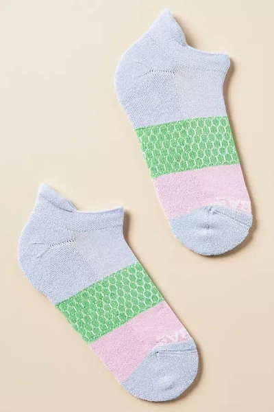 Bombas Tri-block Ankle Socks In Blue