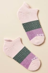 Bombas Tri-block Ankle Socks In Pink