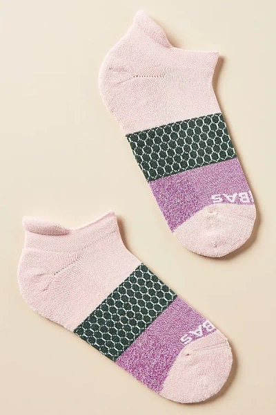 Bombas Tri-block Ankle Socks In Pink