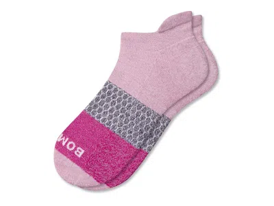 Bombas Triblock Ankle Socks In Pink