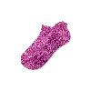 Bombas Two Tone Ankle Socks In Bold Pink