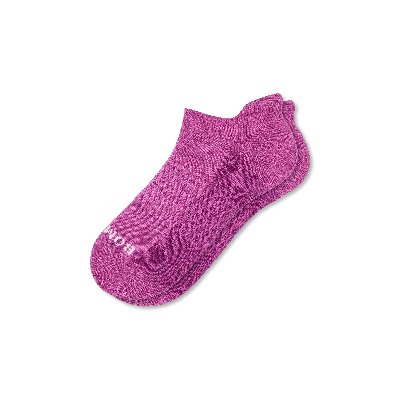 Bombas Two Tone Ankle Socks In Bold Pink