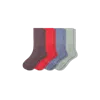 Bombas Ultra Stretch Calf Sock 4-pack In Fjord Putty Mix