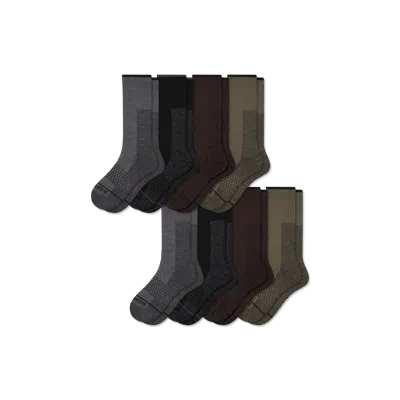 Bombas Ultra Strong Merino Blend Calf Sock 8-pack In Multi