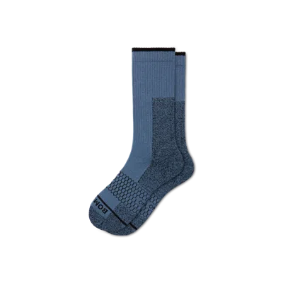 Bombas Ultra Strong Merino Blend Calf Socks In Blue