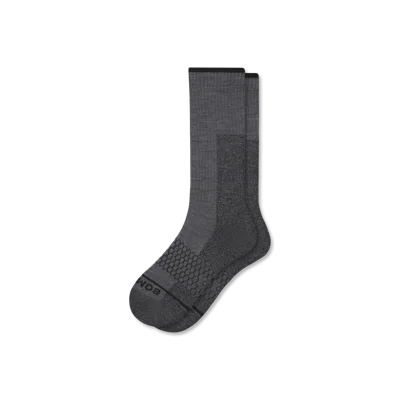 Bombas Ultra Strong Merino Blend Calf Socks In Gray