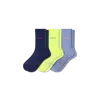 Bombas Ultralite Sport Half Calf Sock 3-pack In Midnight Navy Mix