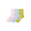 Bombas Ultralite Sport Half Calf Sock 3-pack In Rose Blue Mix