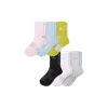 Bombas Ultralite Sport Half Calf Sock 6-pack In Rose Blue Mix