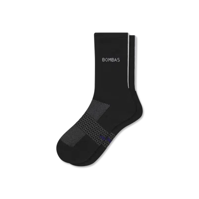 Bombas Ultralite Sport Half Calf Socks In Black