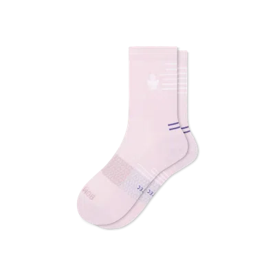 Bombas Ultralite Sport Half Calf Socks In Rosewater