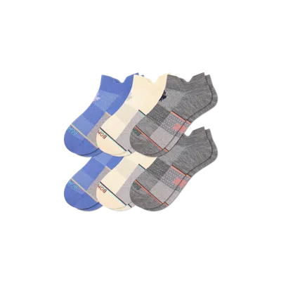 Bombas Ultralite Sport Merino Wool Blend Ankle Sock 6-pack In Animal Print