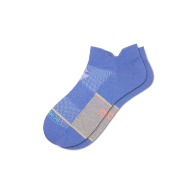 Bombas Ultralite Sport Merino Wool Blend Ankle Socks In Purple