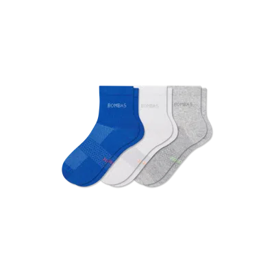 Bombas Ultralite Sport Quarter Sock 3-pack In Moon Lagoon Mix