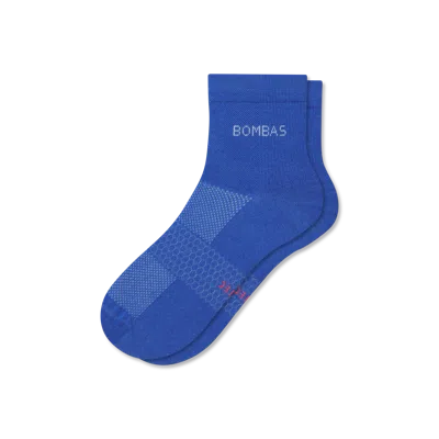 Bombas Ultralite Sport Quarter Socks In Moon Lagoon