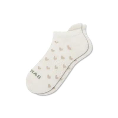 Bombas Valentine's Day Ankle Sock In White