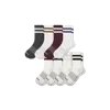 Bombas Vintage Stripes Half Calf Sock 8-pack
