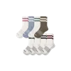 Bombas Vintage Stripes Half Calf Sock 8-pack