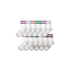 Bombas Vintage Stripes Half Calf Socks 8-pack In Jungle Blue Mix